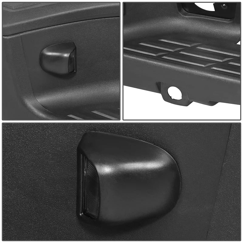 Rear Step Bumper w/Sensor Holes & Plate Lights 07-13 Chevy/GMC Silverado Sierra 1500