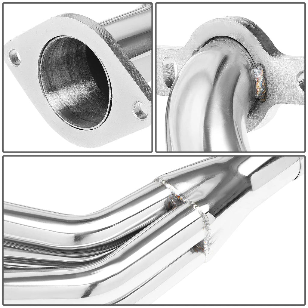 99-06 Chevy Silverado GMC Sierra 4.8L 5.3L 6.0L V8 Long Tube Exhaust Header Y-Pipe Stainless Steel