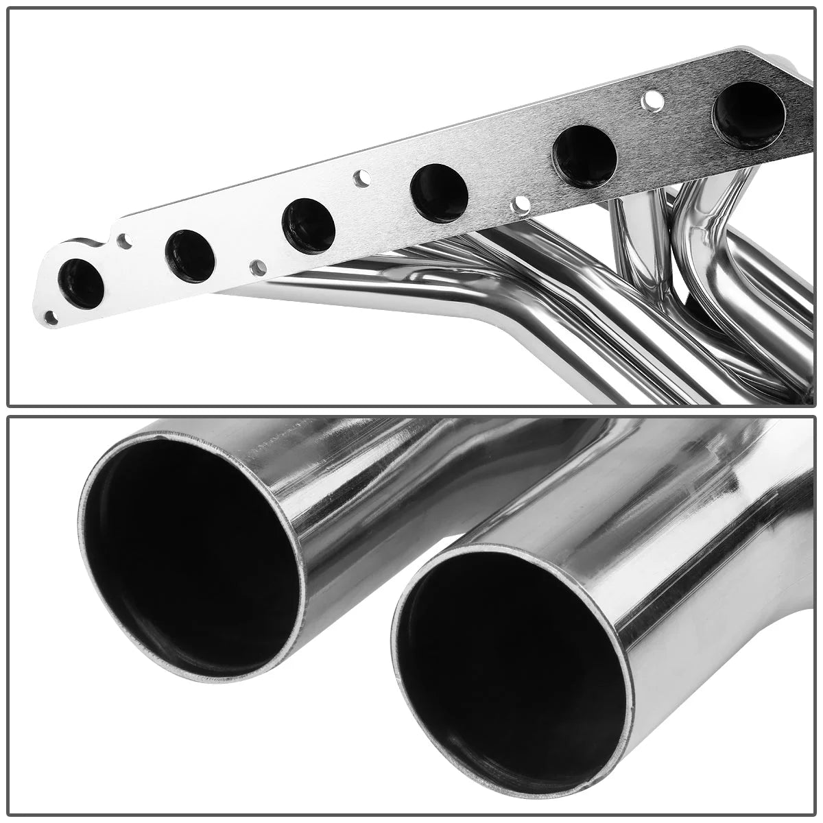 86-92 Toyota Supra 3.0L Non Turbo 6-2-1 Exhaust Header w/O2 Sensor Bungs - Stainless Steel