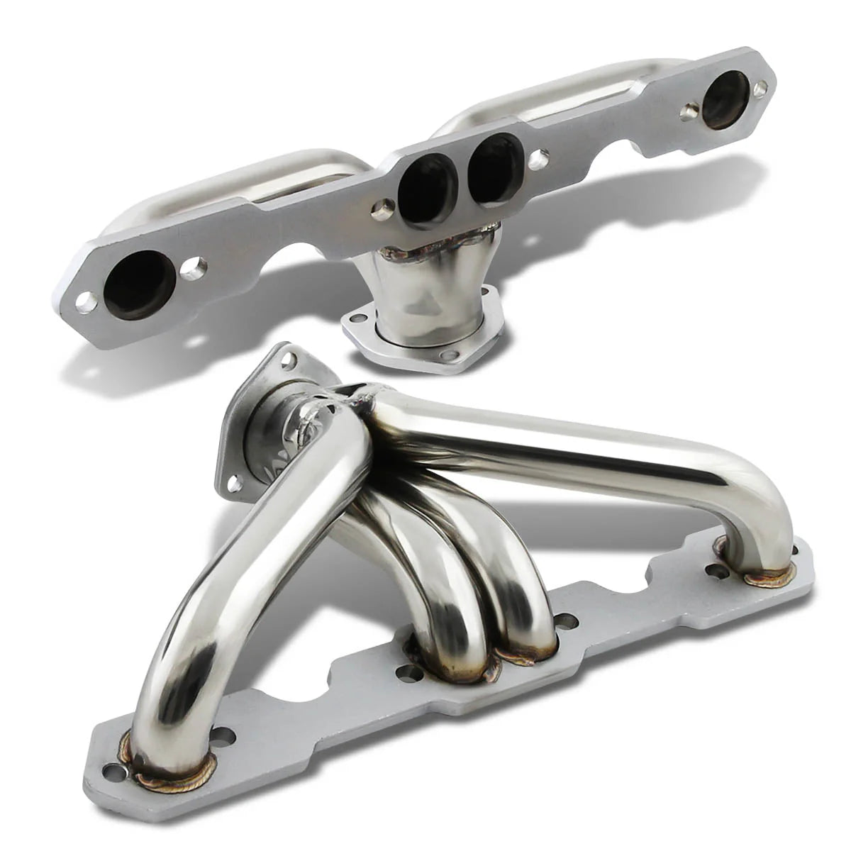 55-57 Chevy Small Block SBC 265 283 Tri-5 Shorty Exhaust Headers - Stainless Steel