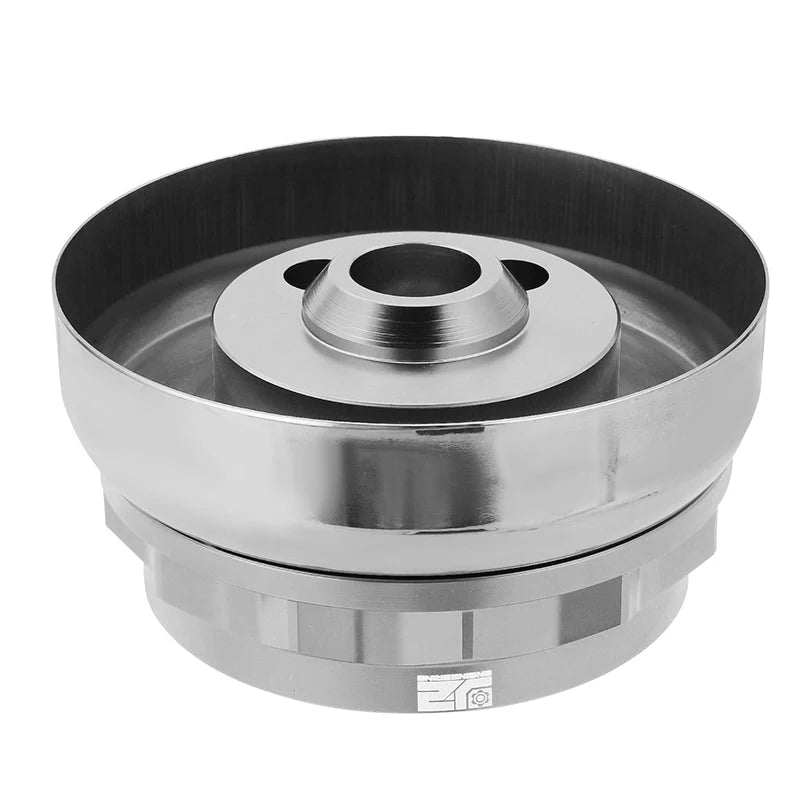 65-69 Ford Mustang 67-74 Bronco Aluminum Steering Wheel Hub Adapter - Silver