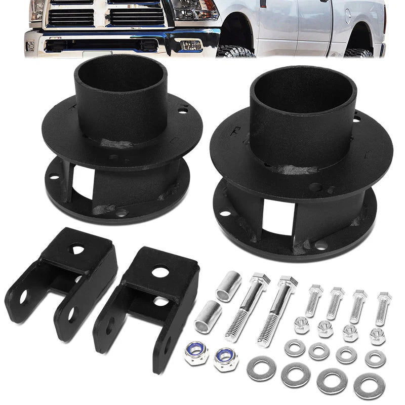 13-20 Ram 2500 3500 4WD 2.5 in. Front Leveling Spacer Kit Shock Extension