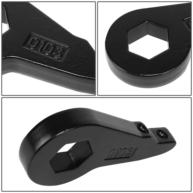 99-06 Chevy Silverado GMC Sierra 1500 4WD 1 in. -3 in. Front Leveling Torsion Key Kit