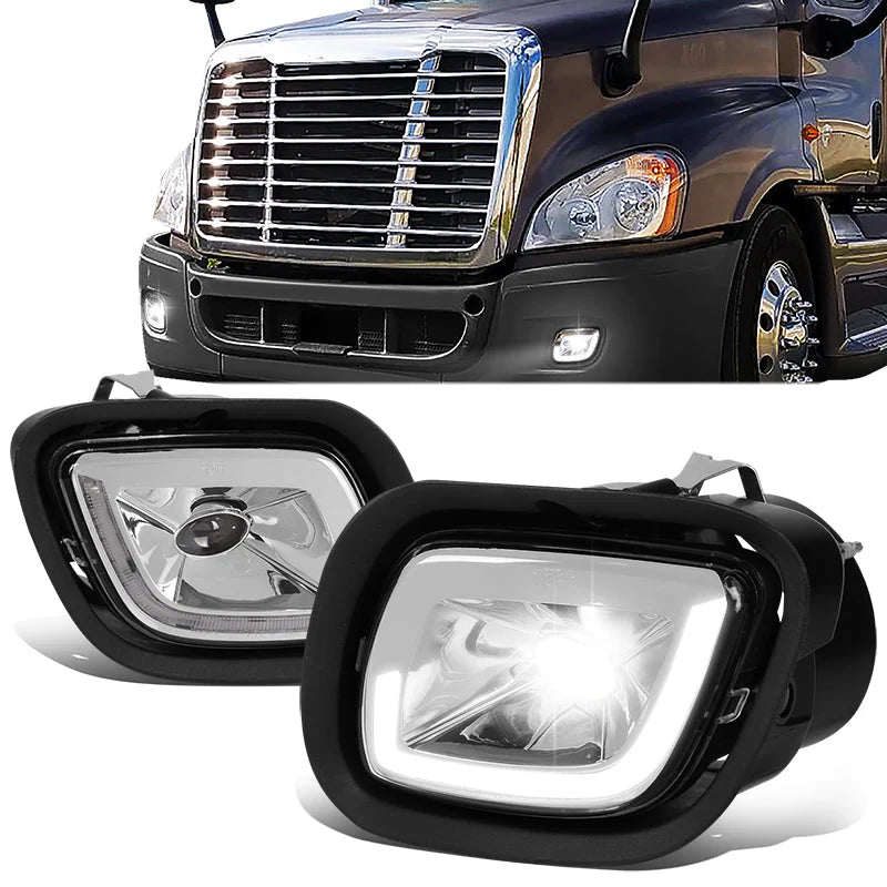 LED DRL Projector Fog Lights 08-17 Freightliner Cascadia