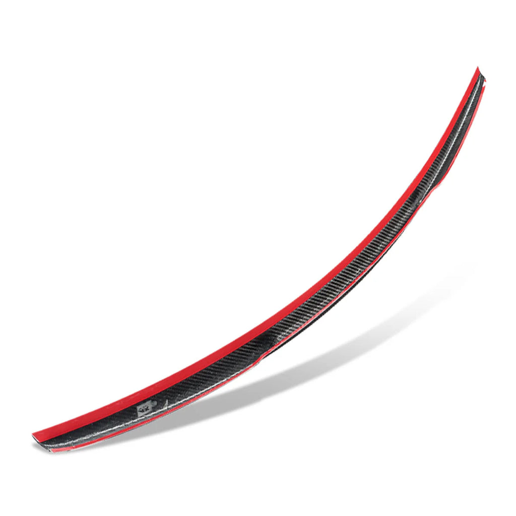 V-Style Duck Bill Carbon Fiber Rear Trunk Lid Spoiler 14-21 BMW 2-Series F22 Coupe