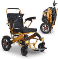 2026 2020 Model Wide Seats Fold & Travel Lightweight Wheelchair Motor Motorized Wheelchairs Electric Silla De Ruedas Power Wheelchair Power Scooter Aviation Travel Safe Heavy Duty Mobility Aids Chair