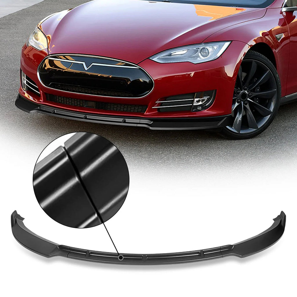 STP-Style Front Bumper Lip 12-16 Tesla Model S