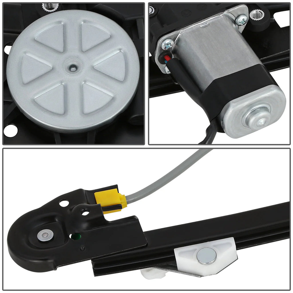 97-03 Chevy Malibu 97-99 Oldsmobile Cutlass Power Window Regulator w/Motor - Rear Left Driver Side