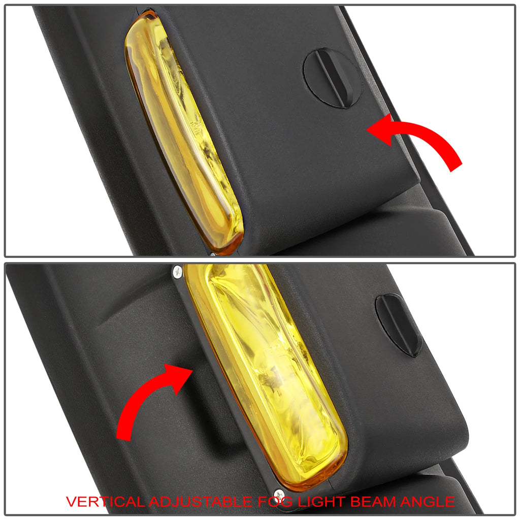 Amber Lens Roof Mounted Fog Light w/ Switch 38 in. X 9 in. X 4 in.