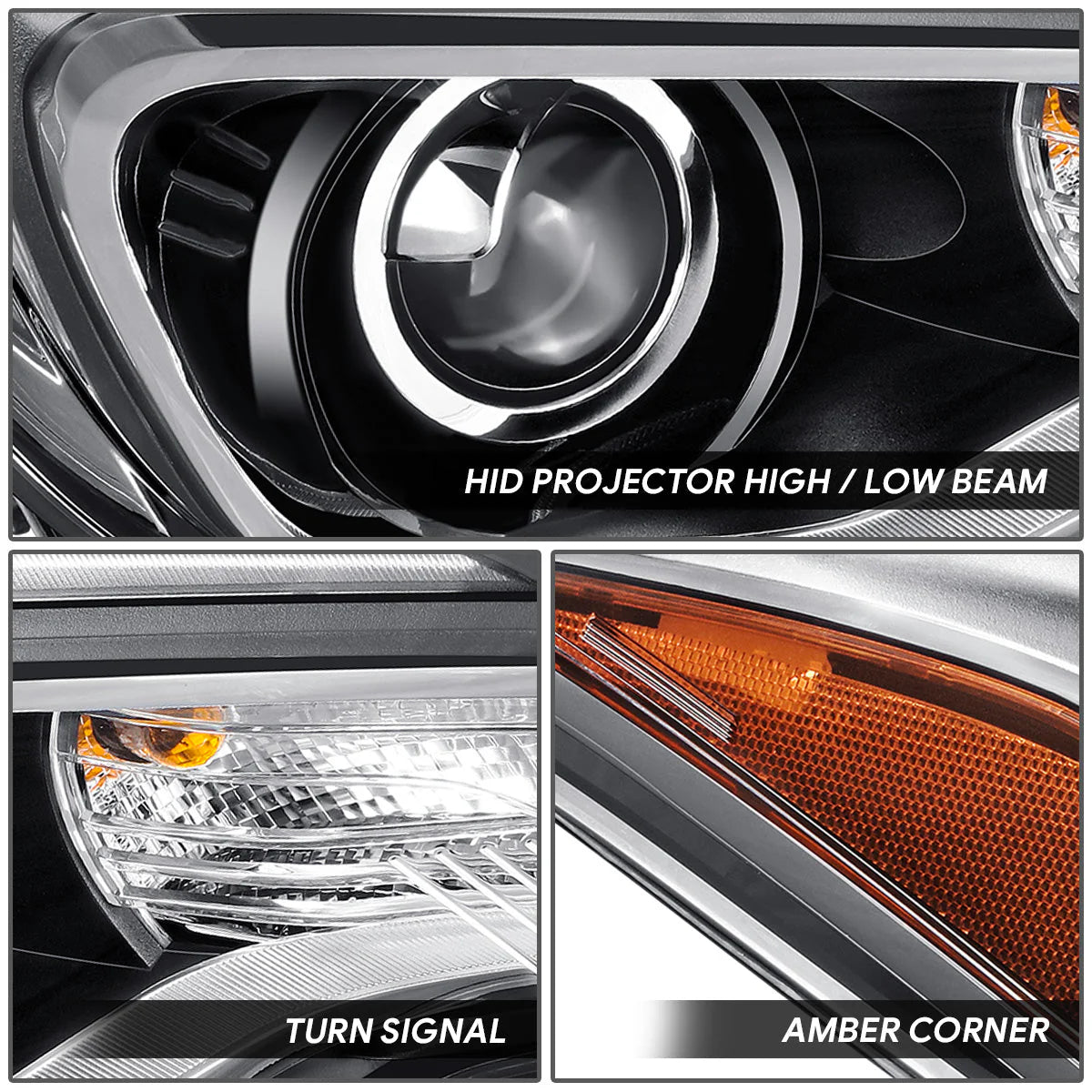 LED DRL ProjectorHeadlight (Right) 16-18 Buick Envision
