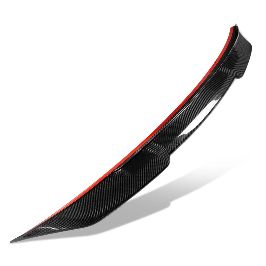 PSM-Style Duck Bill Carbon Fiber Rear Trunk Lid Spoiler 15-16 BMW 4 Series F32 Gran Coupe