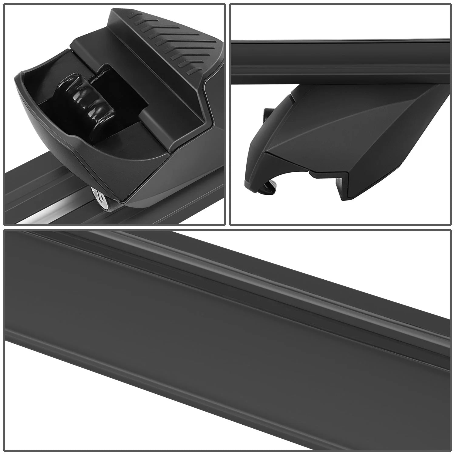 49 in. Adjustable Roof Rack Cargo CarrierCross Bar Fits Vehicles w/ Non Round Roof Rails