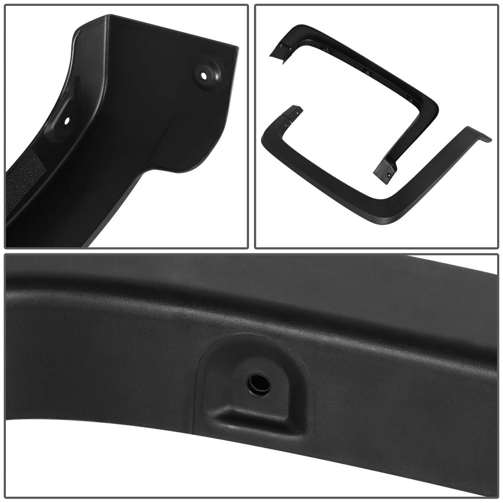 Factory Style Matte Fender Flares 14-19 Chevrolet Silverado 1500 2500HD 3500HD