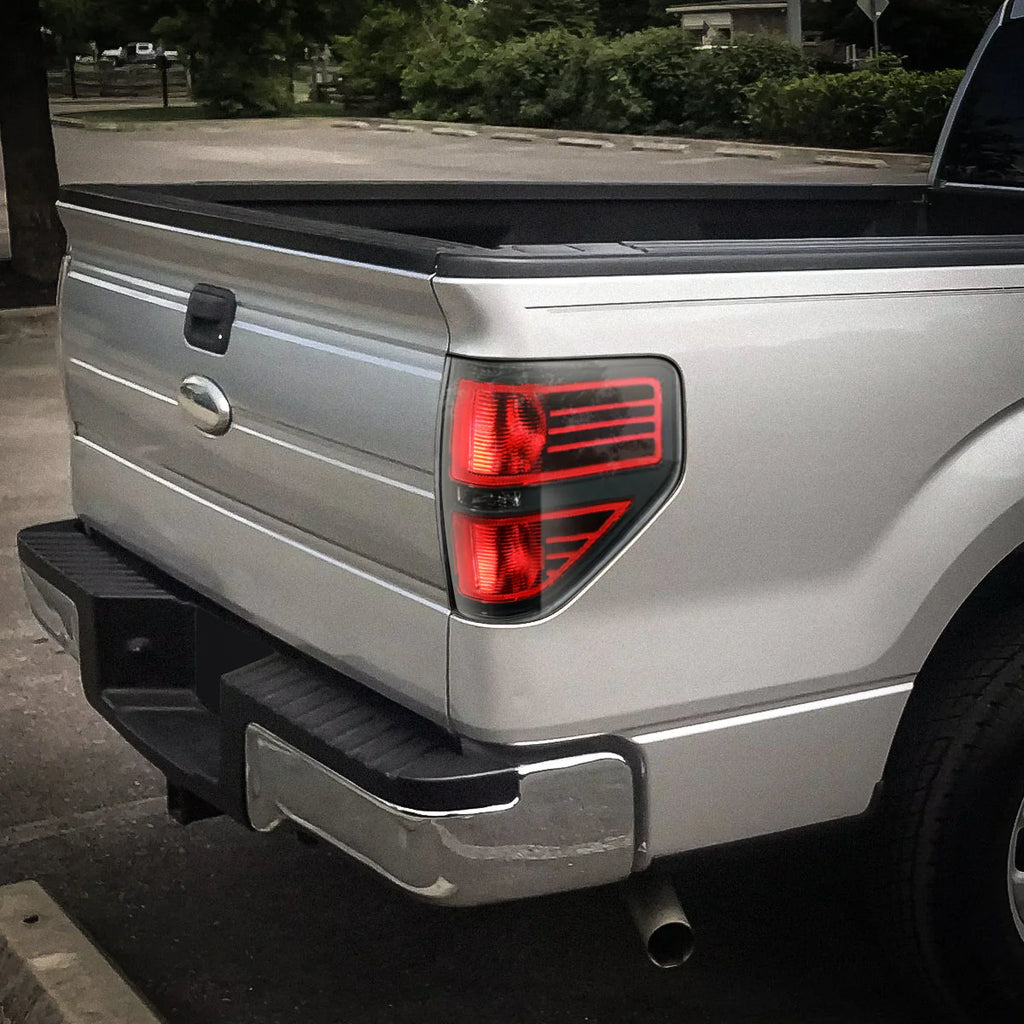 Tail Lights (Black, Red) 09-14 Ford F-150