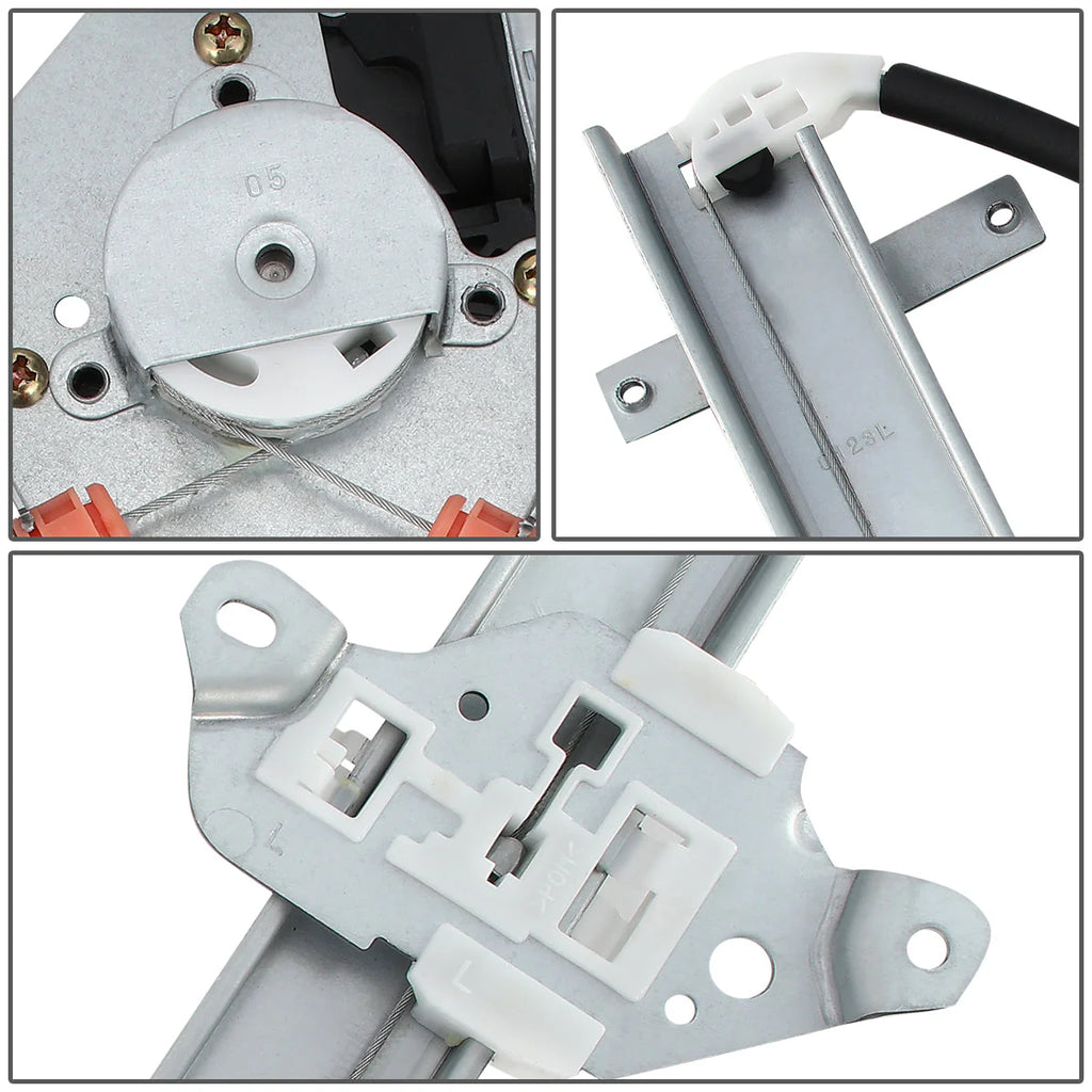 95-99 Nissan Sentra Power Window Regulator w/Motor - Front Left Driver Side