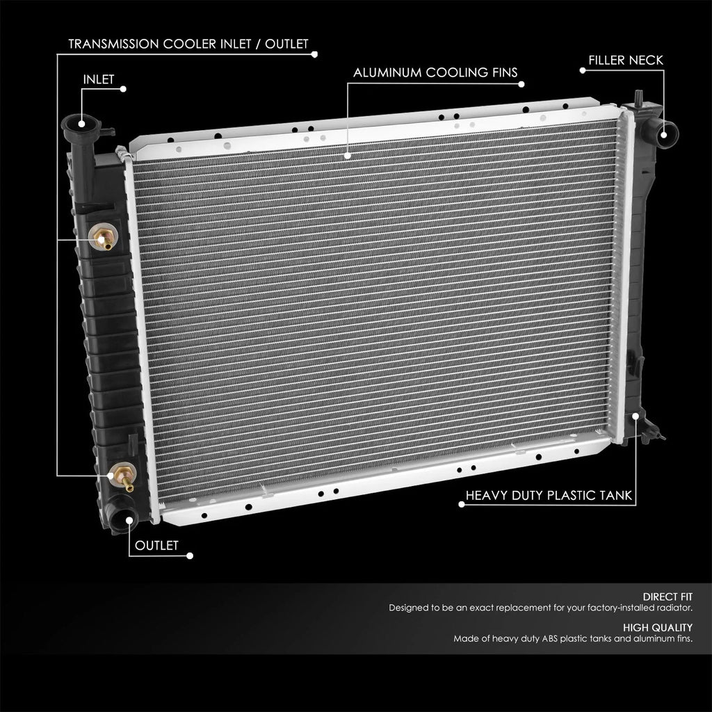 1924 Replacement Radiator 96-98 Mercury Villager Nissan Quest
