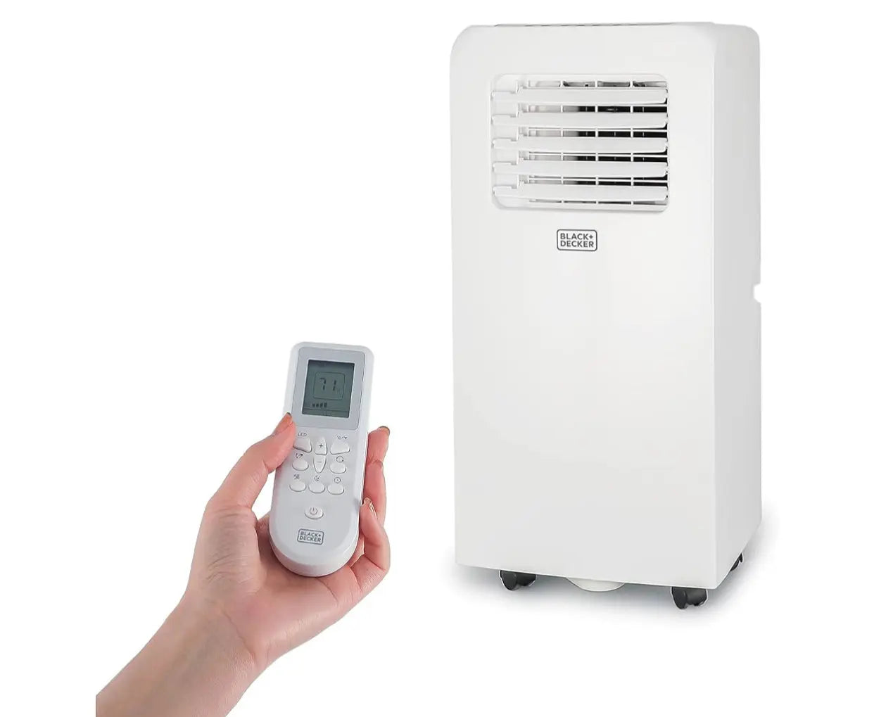 2026 10,000 BTU Portable Air Conditioner with Remote Control, White