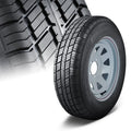 1-Piece 15 in. Trailer Tire & Rim Assembly 5 X 114.3 Bolt Pattern / 84.1mm Centerbore Wheel Hubs