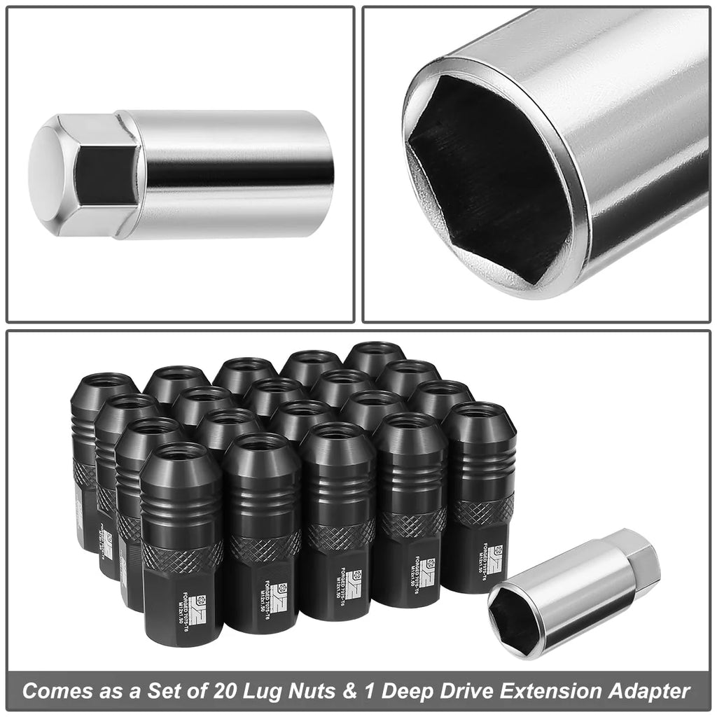 20 Pcs Aluminum Lug Nuts[A Variety of color options] Universal