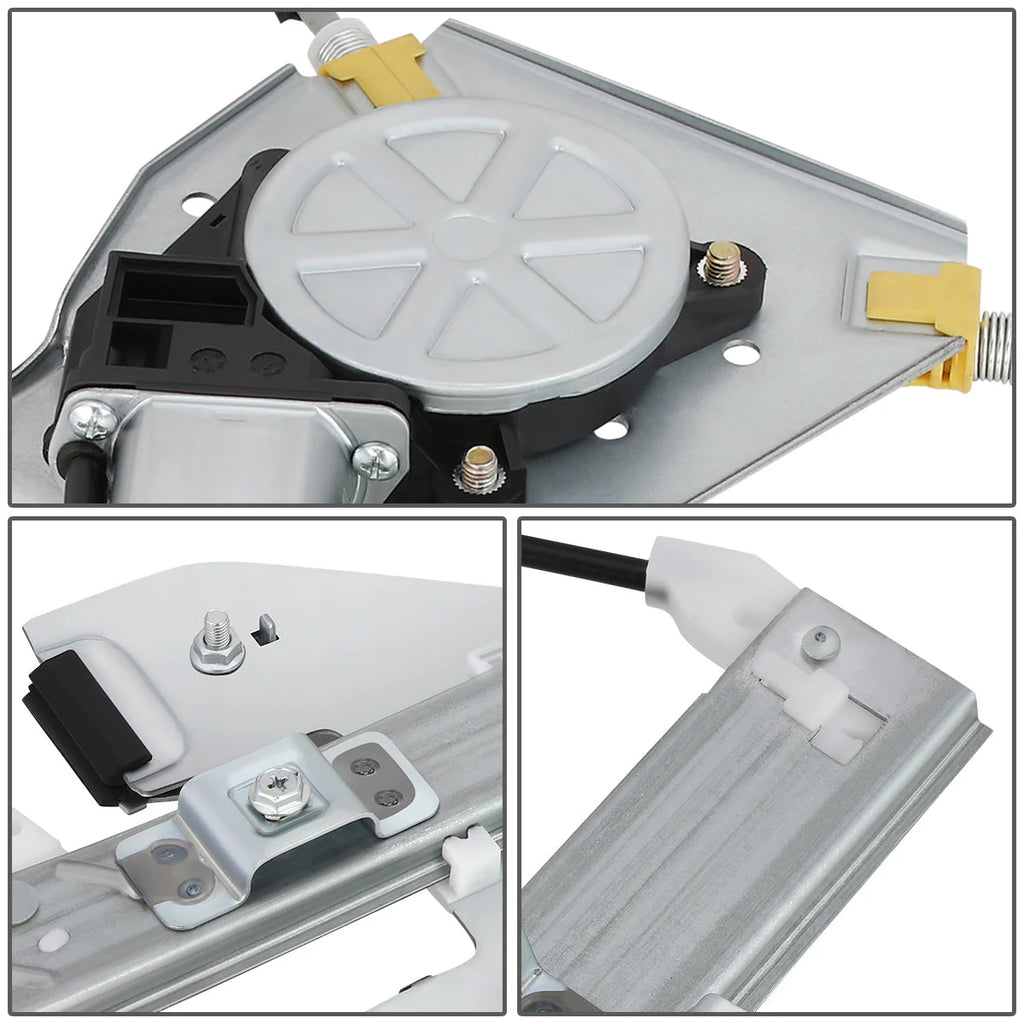 07-13 Chevy Silverado GMC Sierra 1500 2500 3500 Power Window Regulator w/Motor - Rear Right Side