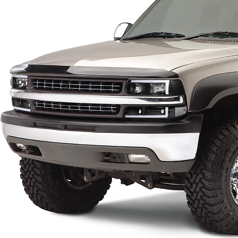 LED DRL Headlights 99-02 Chevy Silverado 1500-3500, 00-06 Suburban 1500 2500 Tahoe