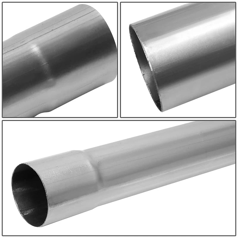 8Pcs 2.5 in. OD Custom Exhaust Tubing Mandrel Bend Pipe Straight & U-Bend Piping Kit