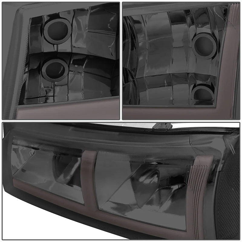 LED DRL Headlights 03-06 Chevy Avalanche Silverado 1500-3500 / HD