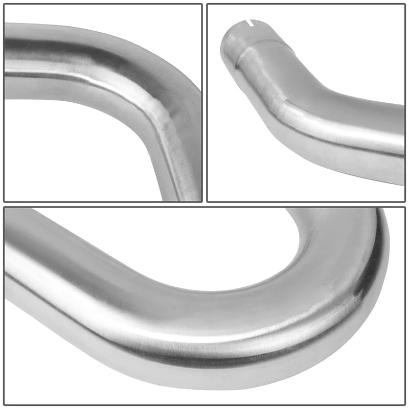 16Pcs 3 in. OD Custom Exhaust Tubing Mandrel Bend Pipe Straight & U-Bend Piping Kit