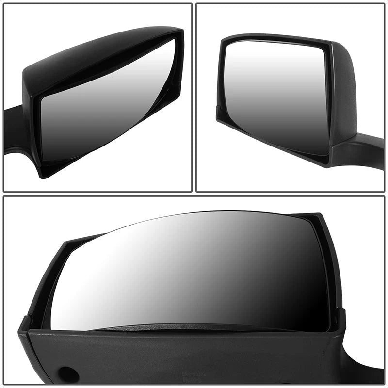 Performance Series Side Hood Mirrors (Black) 04-17 Volvo VN Series