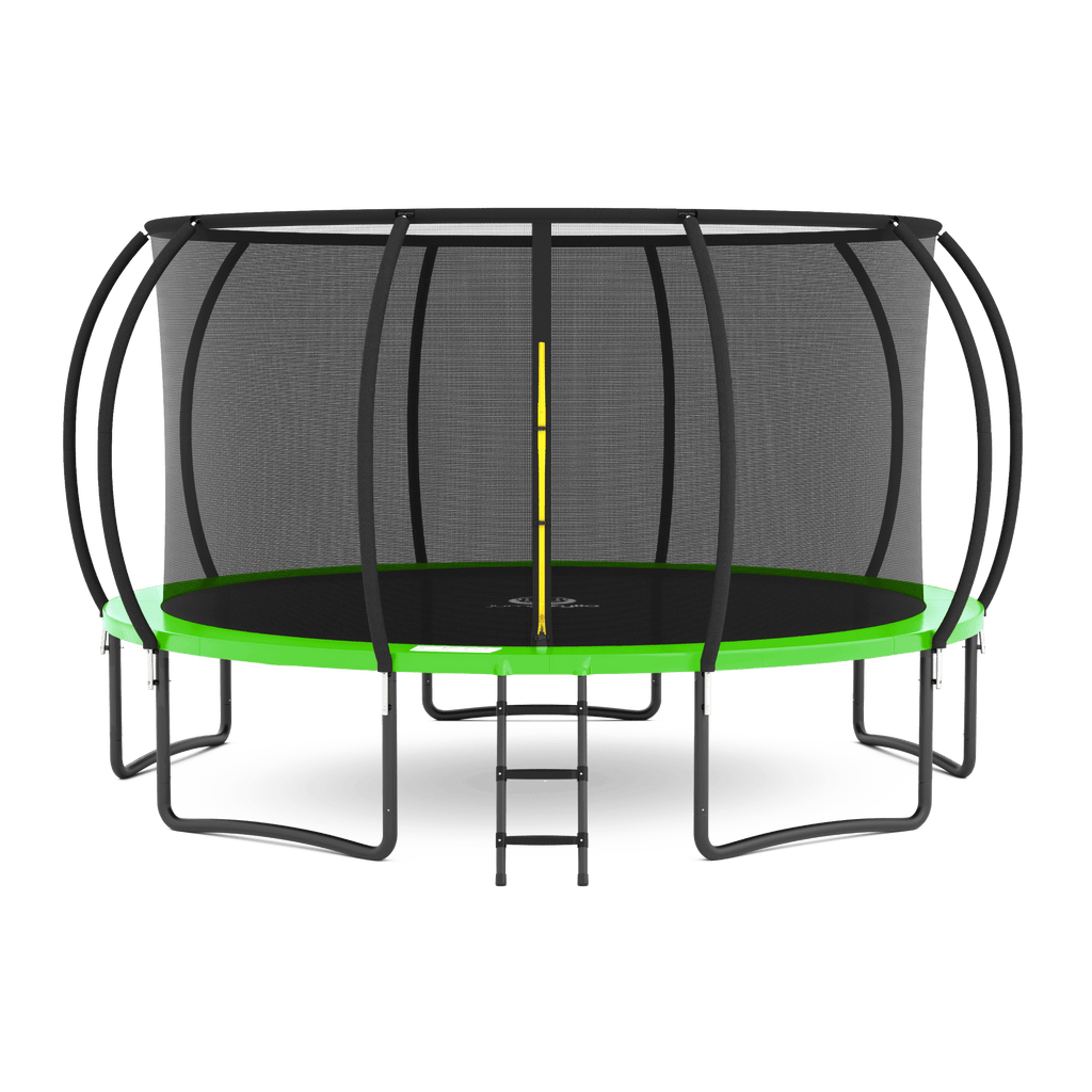 2026 16FT Trampoline with Enclosure & Double Color Pad Cover