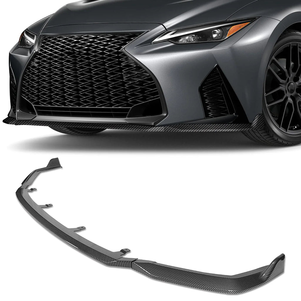 V-Style Front Bumper Lip 21-22 Lexus IS350 IS500