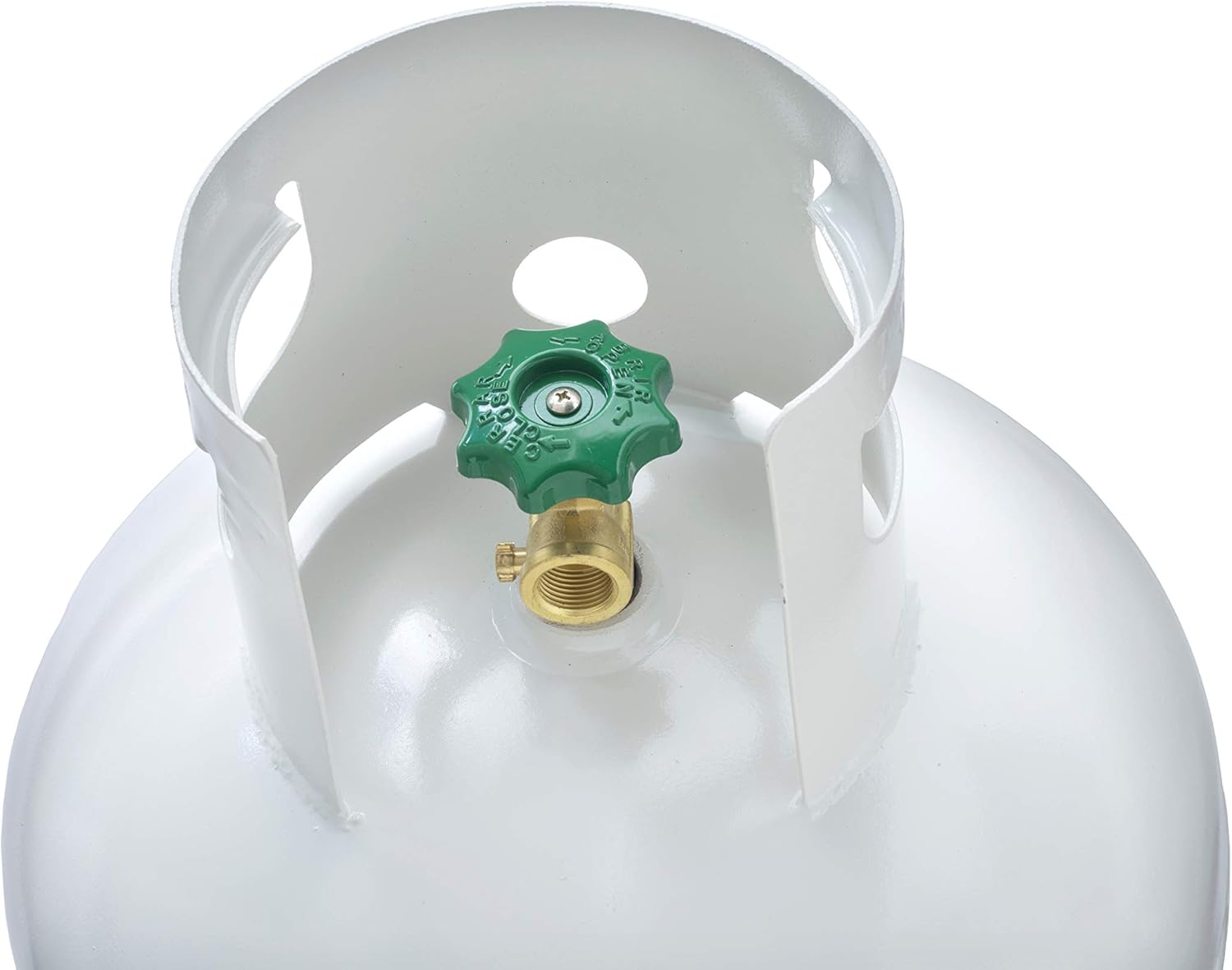 2026 Steel Propane Tank Cylinder with POL Valve and Collar, Great for Mixed Heating Systems, Home fireplaces, Dryers and Grills-Flame King
