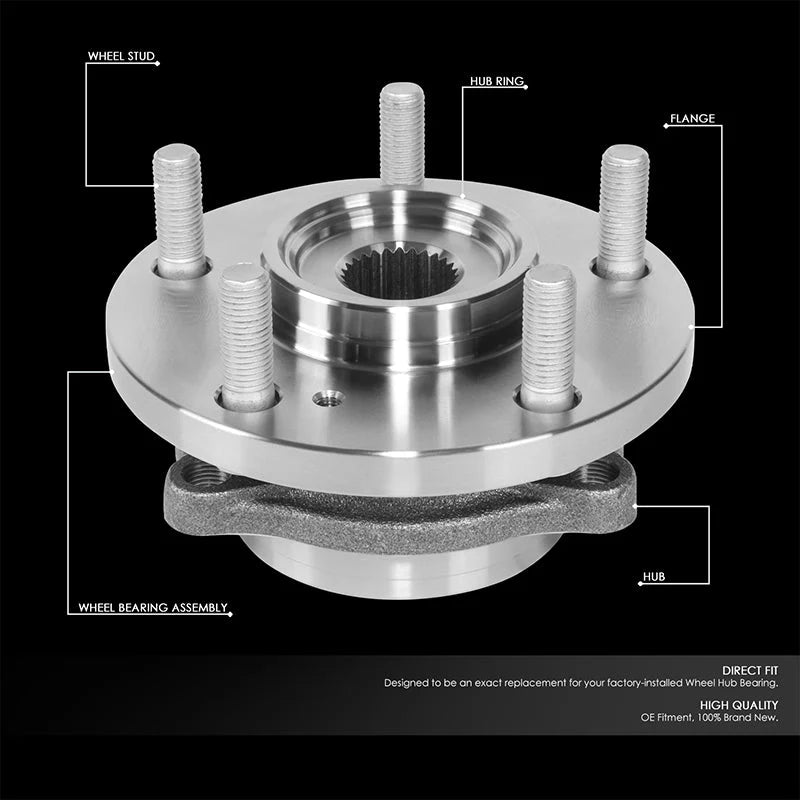 Front Left or Right Side Wheel Bearing & Hub Assembly 04-11 MIT Endeavor, 04-12 Galant, 06-12 Eclipse