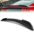 H-Style Carbon Fiber Rear Trunk Lid Spoiler 15-22 Ford Mustang Coupe
