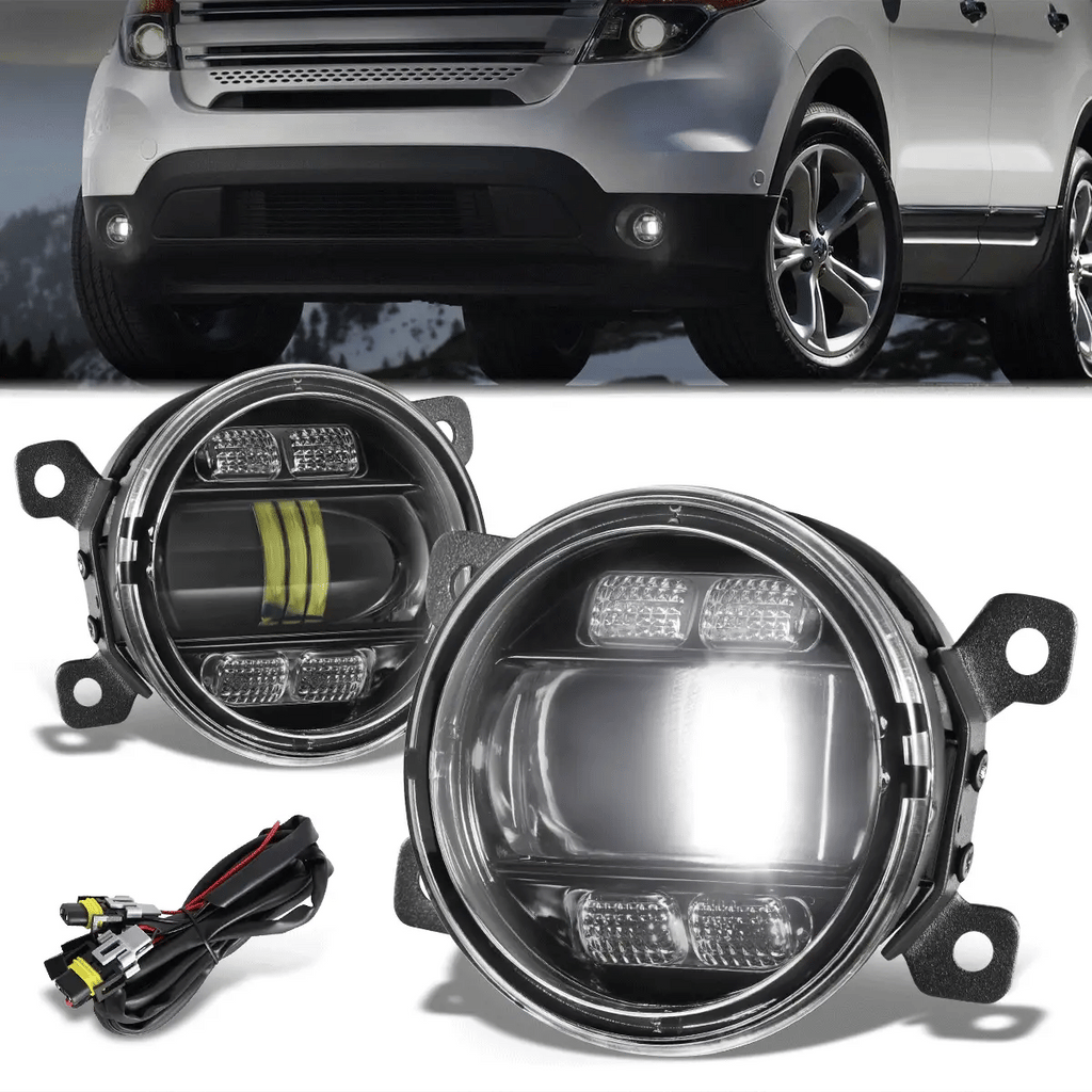 LED Projector Fog Lights w/ Wiring Harnesses 05-22 Ford Ranger, 12-14 Acura TL Honda CR-V