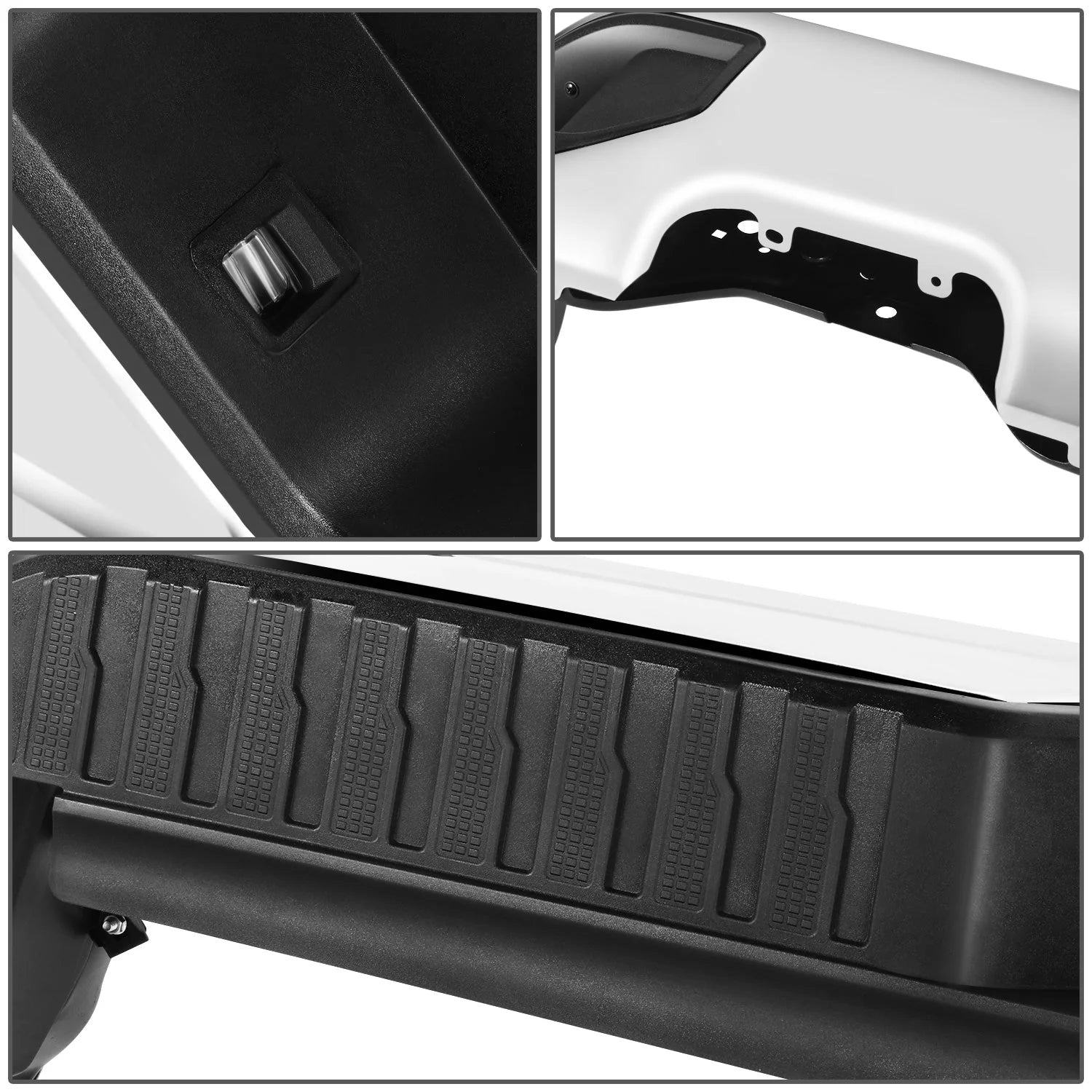 Rear Steel Bumper w/ Exhaust Cutouts 19-23 Chevy/GMC Silverado Sierra 1500