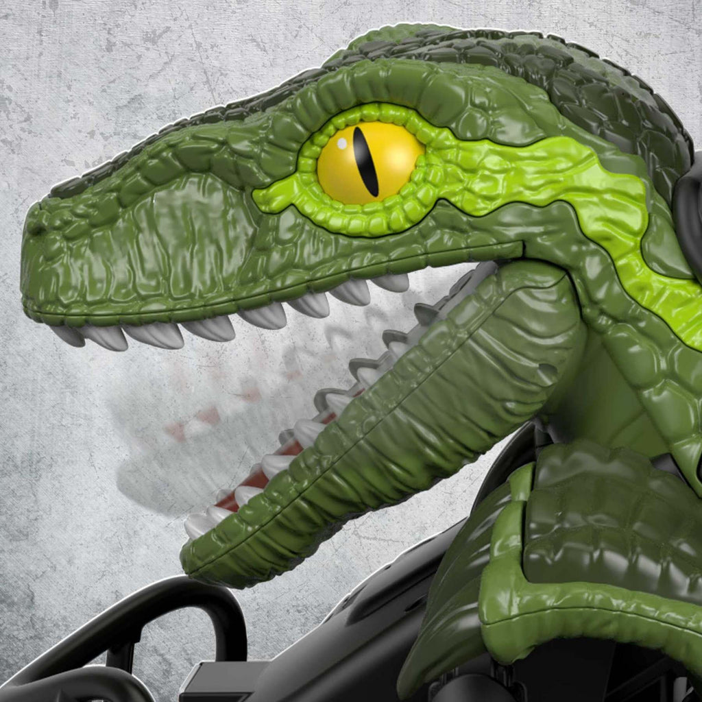 2026 Power Wheels Jurassic World Dino Racer Ride-On ATV, Green Dinosaur Toy