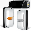 Performance Series Side Hood Mirrors (Black) 05-21 Hino 145, 238, 268, 338, 358, L6, XL7