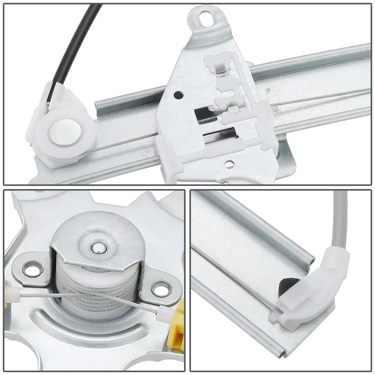 91-94 Nissan Sentra 91-12 Tsuru Sedan/ Wagon Manual Window Regulator - Front Right Passenger Side