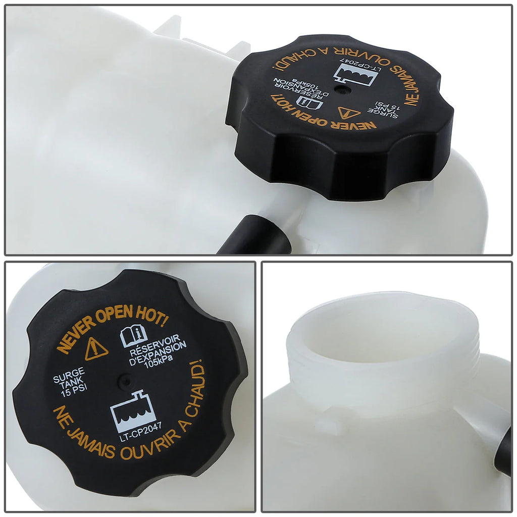 99-05 Chevy Malibu Pontiac Grand Am 2.2L 2.4L 3.4L Coolant Overflow Reservoir w/ Cap