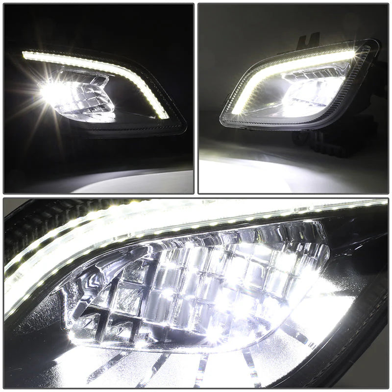 LED DRL Fog Lights 18-22 Freightliner Cascadia