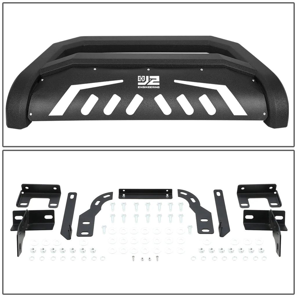 09-22 Ram 1500 (Classic) Diagonal Slat Front Bumper Grille Guard - Carbon Steel