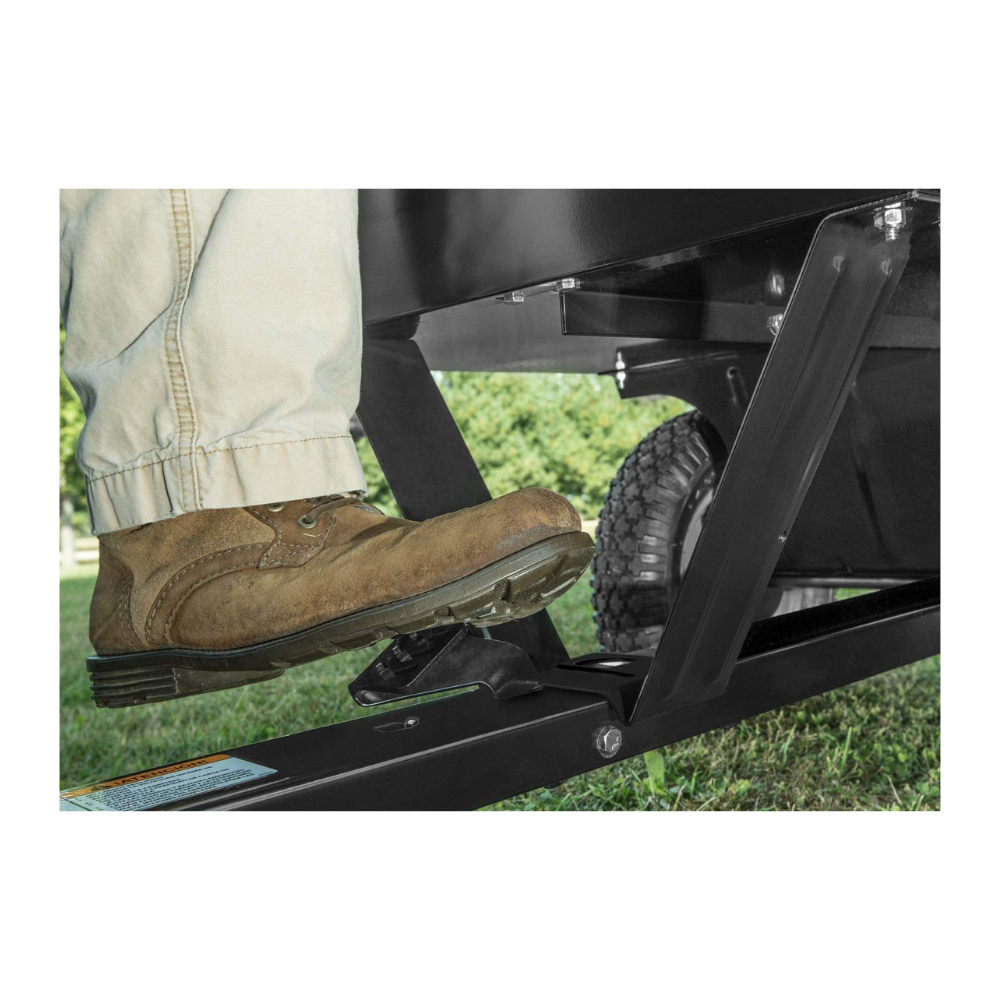 2026 Utility Tow Behind Steel Dump Cart, 750 Pound Capacity