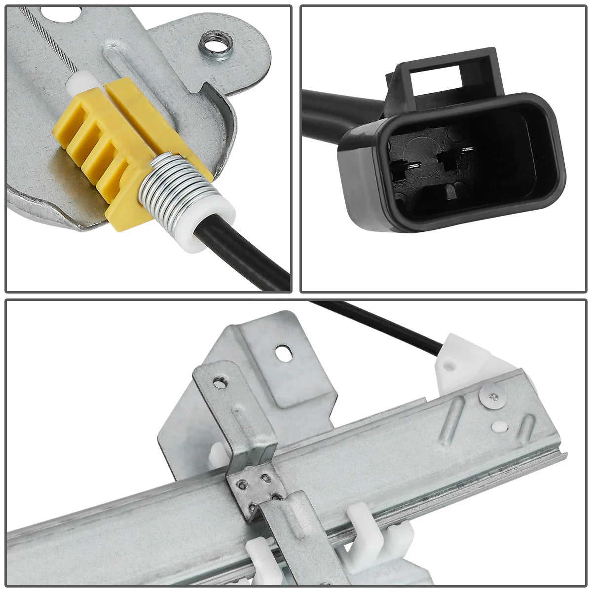 99-04 Oldsmobile Alero Pontiac Grand Am Sedan Power Window Regulator w/Motor - Rear Right Side