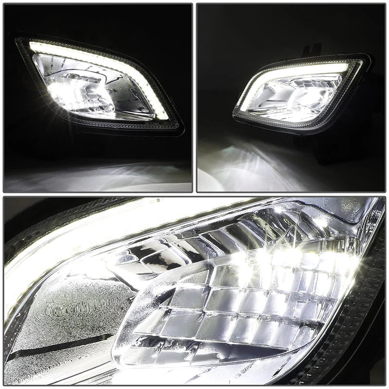LED DRL Fog Lights 18-22 Freightliner Cascadia