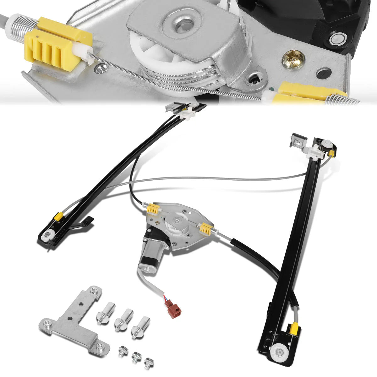 04-07 Chrysler Town & Country Dodge Caravan Power Window Regulator w/Motor - Front Left Driver Side