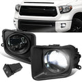 LED Projector Fog Lights w/ Switch Wiring Harnesses 14-21 Toyota Tundra