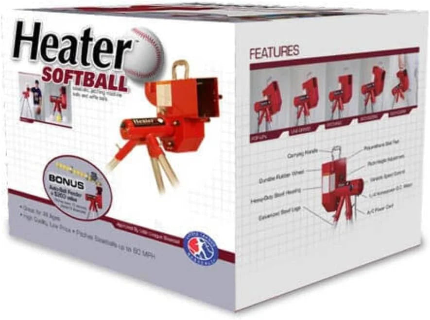 2026 Sports Softball Pitching Machine with 9 Ball Automatic Feeder