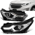LED DRL Projector Headlights 18-21 Chevy Equinox