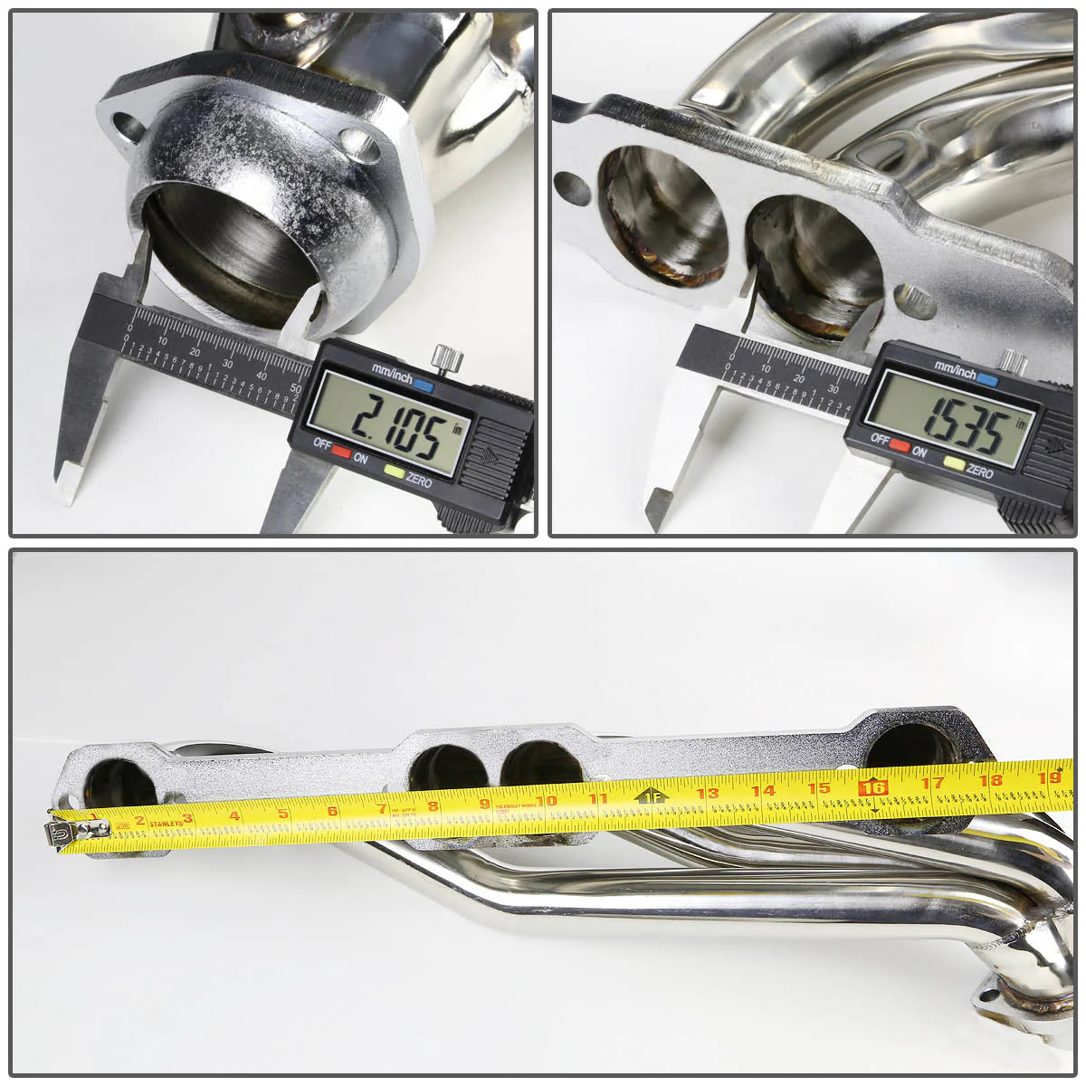 88-95 Chevy GMC C/K 1500-3500 Suburban 5.0L 5.7L V8 4-1 Exhaust Header - Stainless Steel